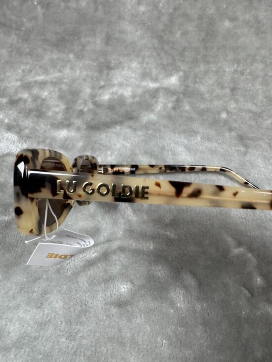 Lu Goldie Solene Sunglasses Chocolate Tortoise Acetate Frame With Case main image 6